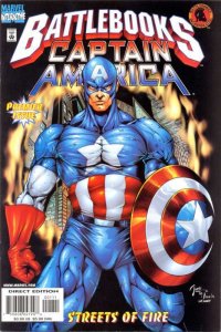 Captain America Battlebook #1 (with card) FN ; Marvel | Streets Of Fire Tucci
