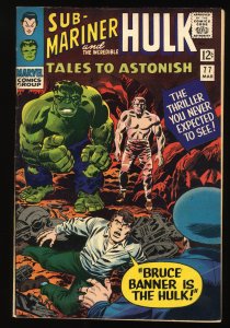 Tales To Astonish #77 Sub-Mariner and the Hulk!