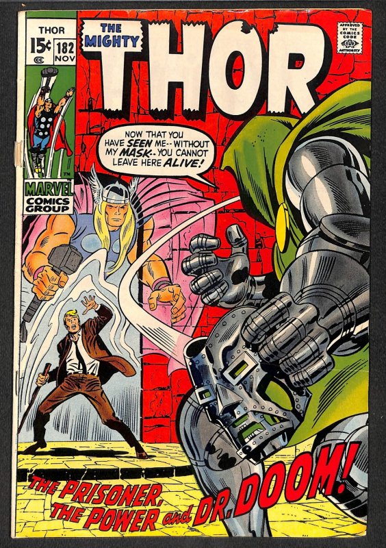 Thor #182  Dr. Doom! Marvel Comics