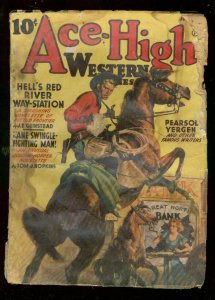 ACE-HIGH WESTERN STORIES JULY 1941-PULP-PEARSON YERGEN FR