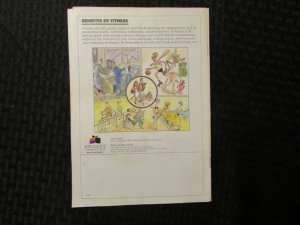 1985 FITNESS Booklet SIGNED by Arnold Roth VG+ 4.5 Health Info Lib. 16pgs