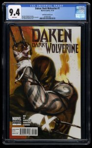 Daken: Dark Wolverine #1 CGC NM 9.4 White Pages 1:25 Dell'Otto Variant