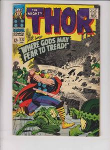 Thor #132 VG stan lee - jack kirby - 1st appearance of ego the living planet