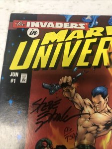Marvel Universe (1998) 1 Variant • Marvel Comics • Signed Steve Epting • Stern