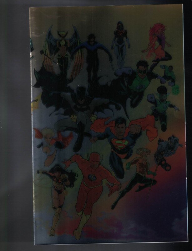 Dawn of DC Primer 2023 Special Edition Spokes Foil Variant DC Comics 2023 EB110