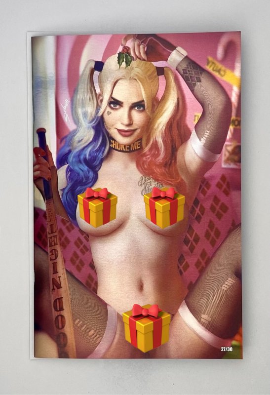 POWER HOUR #1 HARLEY QUINN SHIKARII COSPLAY CHROME EDITION 5 BOOK COLLECTORS BOX