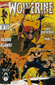 Wolverine #35 Marvel Comics  January Jan 1991 (VF)