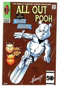 ALL OUT POOH FANTASTIC FOUR SILVER POOHER MARAT MYCHAELS SILVER SIGNED COVER COA