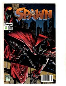 Spawn # 5 FN- Image Vid Spanish Language Comic Book Todd McFarlane Clown J325