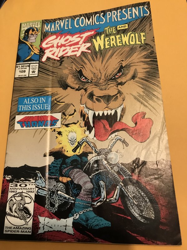 MARVEL COMICS PRESENTS #109 : low grade / reader, Sam Keith, Ghost Rider