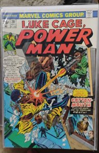LUKE CAGE  power man # 20 1974  marvel   with marvel stamp #1 spider man