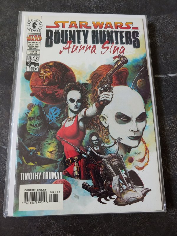 STAR WARS THE BOUNTY HUNTERS AURRA SING ONE-SHOT! HARD TO FIND!