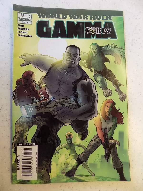 WORLD WAR HULK GAMMA CORPS # 1