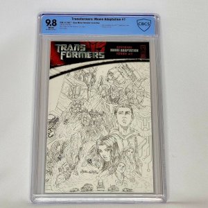 Transformers Movie Adaptation #1 IDW 2007 CBCS 9.8 Milne Sketch 1:15 RI