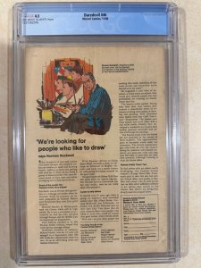 Daredevil #163 CGC 9.0 OWW Marvel 1980 Frank Miller Art Hulk Appearance