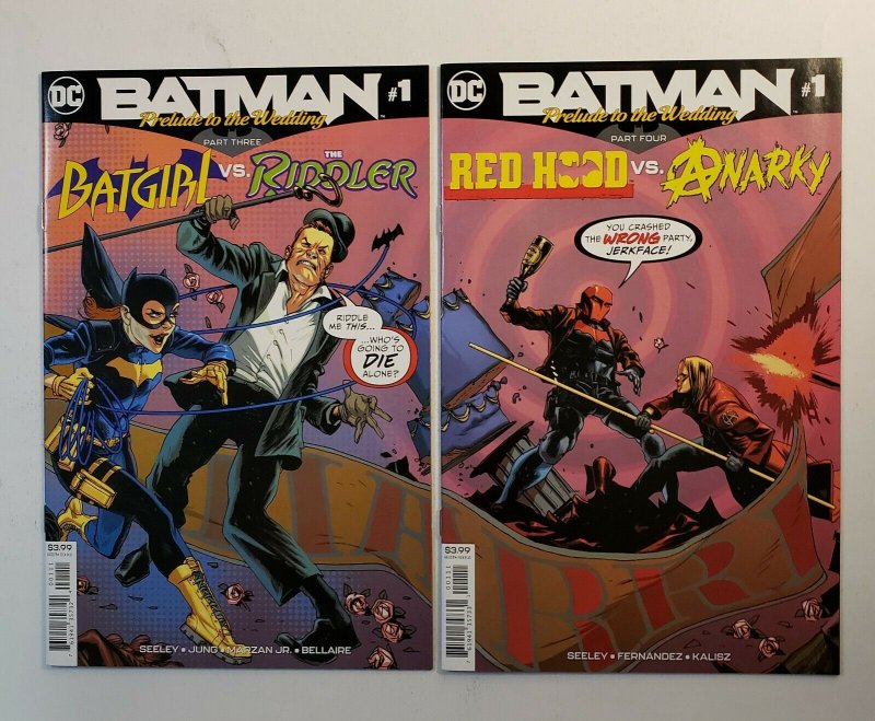 BATMAN PRELUDE TO THE WEDDING PART 1-5 COMPLETE SET DC COMICS 2018