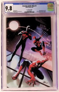 The Amazing Spider-Man #2 (2022) CGC-9.8 Lee Virgin Edition