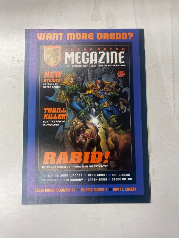 2000 AD Prog 1106 Fleetway LTD UK Comic Magazine 8 KM44