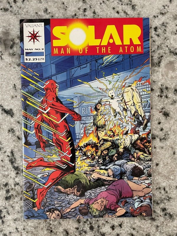 Solar Man Of The Atom 9 NM Valiant Comic Book Barry Smith Series Pre