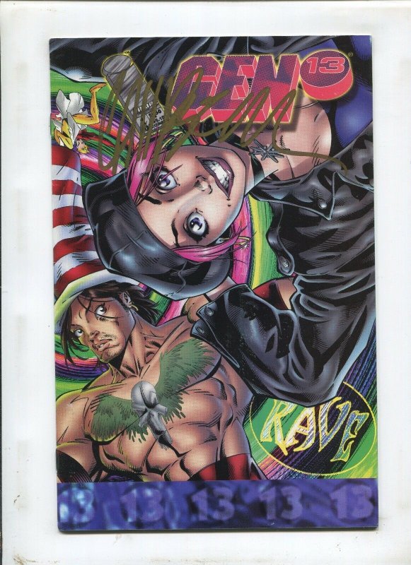 GEN-13 RAVE #1 (9.0) SIGNED BY J SCOTT CAMPBELL!