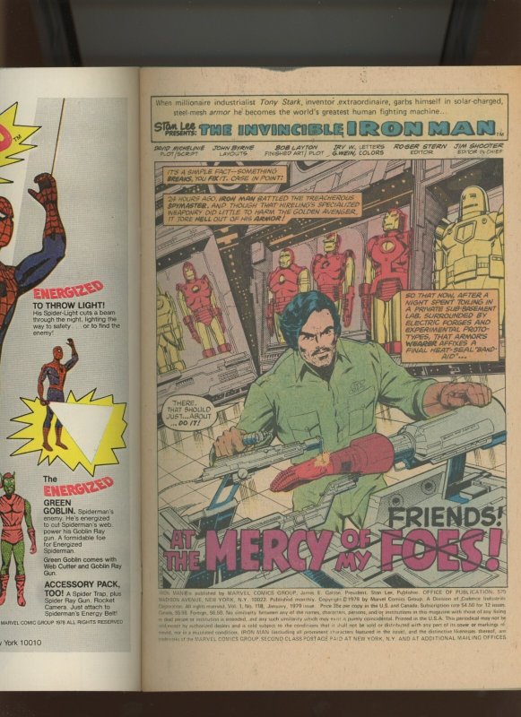 (1979) Iron Man #118: BRONZE AGE! KEY ISSUE! WE COMBINE SHIPPING! (7.5/8.0)