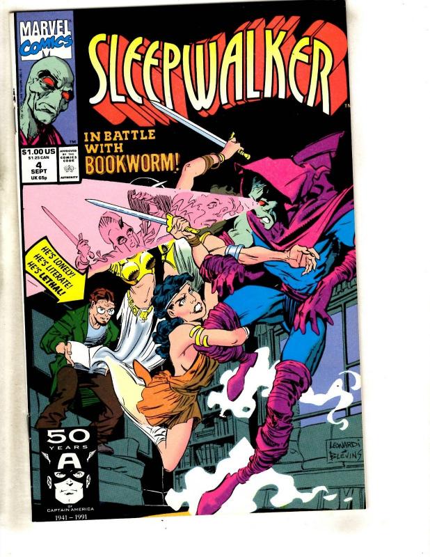 Lot Of 10 Sleepwalker Marvel Comic Books # 1 2 3 4 5 6 7 8 9 10 Spider-Man CR58