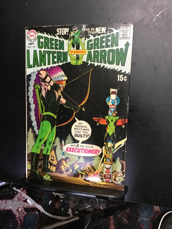 Green Lantern #79 (1970) Neil Adams American Indian key! Mid-high-grade! FN/VF