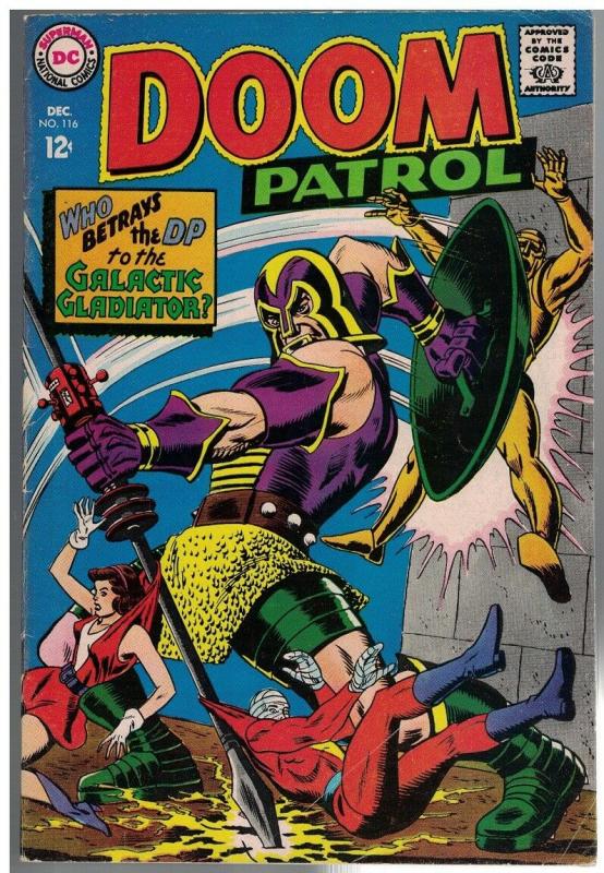 DOOM PATROL 116 VG+ Dec. 1967