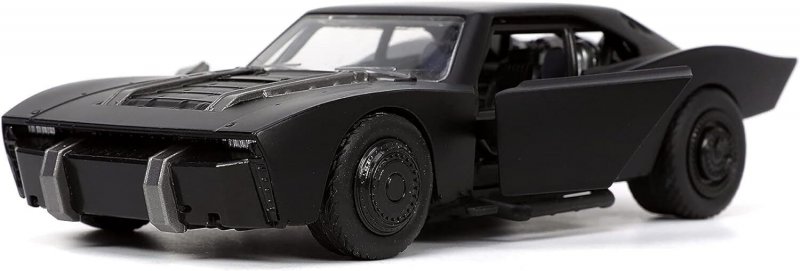 Batmobile Matt Black w/ Batman Diecast Figurine The Batman (2022) 1/32 Diecast