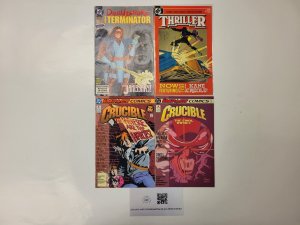 4 DC Comics #1 2 Crucible + #5 Thriller + #23 Deathstroke the Terminator 23 TJ17