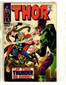 Thor # 146 VG/FN Marvel Comic Book Loki Odin Sif Avengers Hulk Iron Man GK4