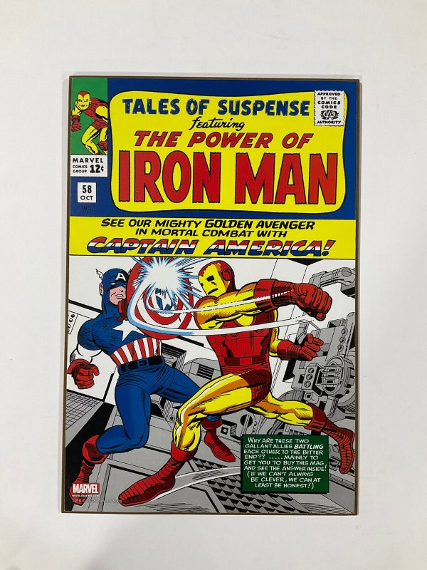 Tales of Suspense 58 Cover Wood Wall plaque 13x19 Marvel