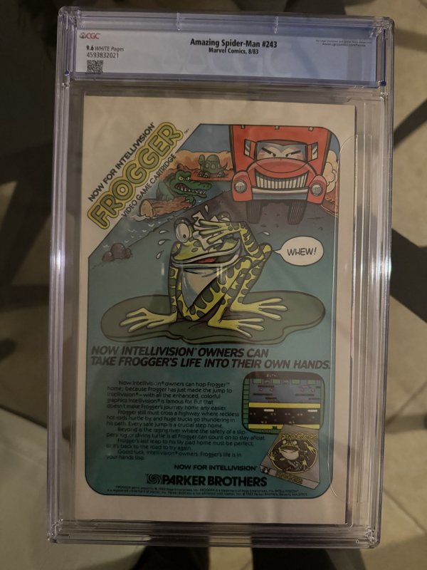 AMAZING SPIDER-MAN # 243 CGC 9.6  (1983)