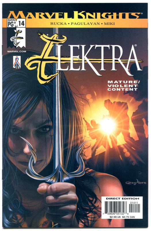 ELEKTRA 14, NM, Greg Horn, Sai, Martial Arts, Femme Fatale,  2001, more in store