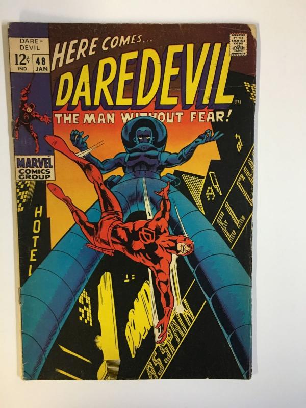 DAREDEVIL 48 VG Jan. 1969 STILTMAN Hell's Kitchen