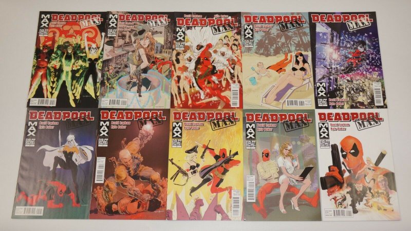 Deadpool MAX #1-12 VF/NM complete series + x-mas special - david lapham
