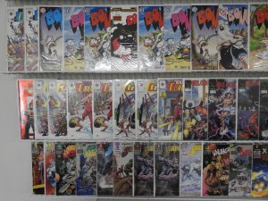 Huge Lot of 150+ Comics W/ Bone , Bloodfire, Scavengers. Avg. VF Con.