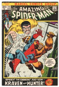 The Amazing Spider-Man #111 (1972) Kraven the Hunter!