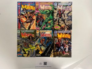 6 Ultraverse Wrath Malibu Comic Books # 1 2 3 4 5 6 101 JS47