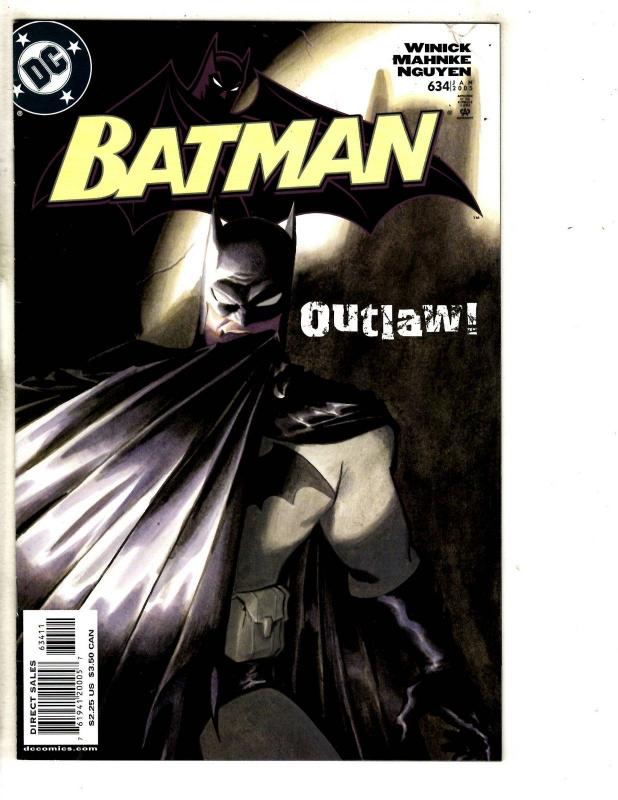 6 Batman DC Comic Books # 629 630 631 632 633 634 Joker Gotham Catwoman CR15