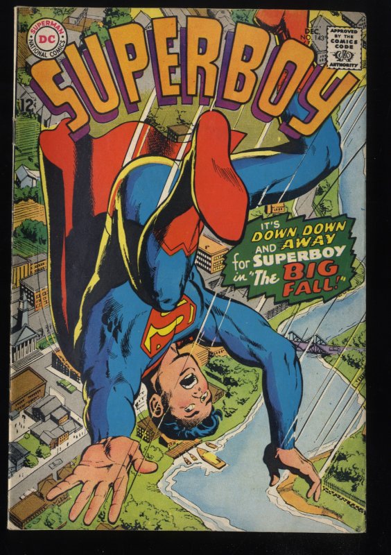 Superboy #143 FN- 5.5 Neal Adams Cover! DC Comics Superman