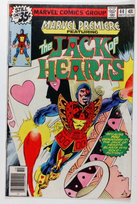 Marvel Premiere #44 (1978) 1st solo story featuring Jack of Hearts