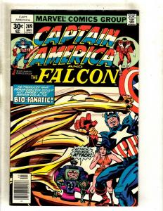 5 Captain America Marvel Comic Books # 207 208 209 210 211 KIRBY Falcon FM7