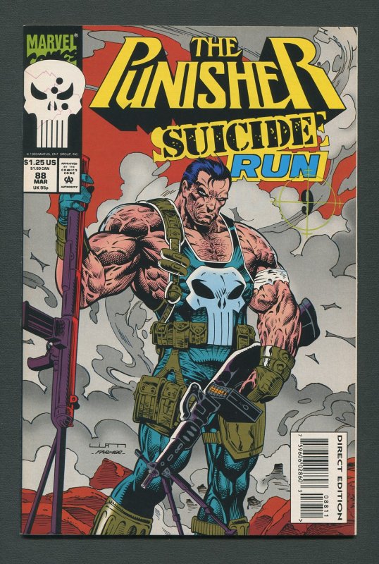 Punisher #88 / 9.4 NM - 9.6 NM+  Newsstand  March 1994