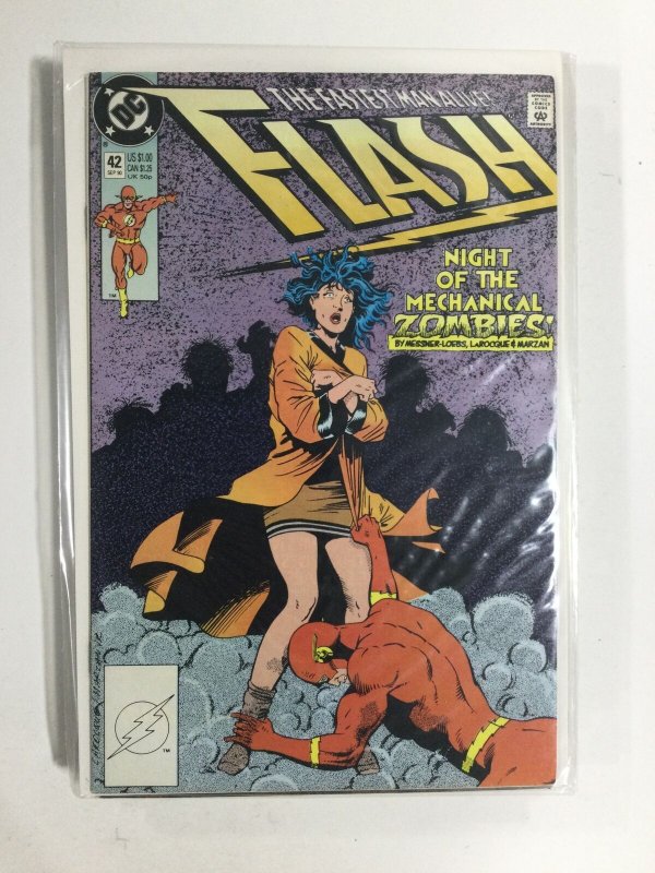 The Flash #42 (1990) VF3B129 VERY FINE 8.0