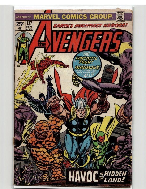 The Avengers #127 (1974) The Avengers [Key Issue]