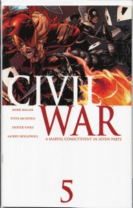 Civil War #5 (2006) Spider-Man