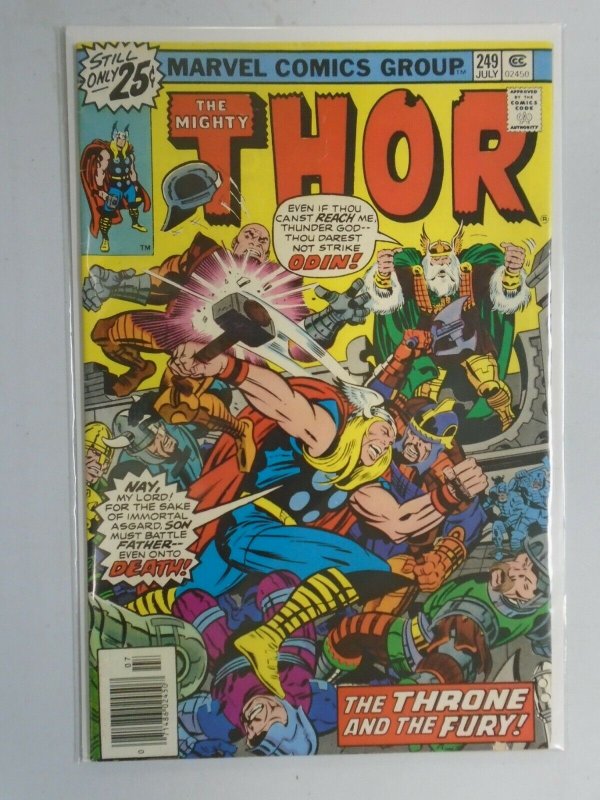 Thor #249 Newsstand edition 6.0 FN (1976 1st Series)