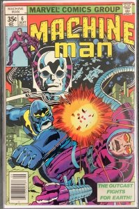 Machine Man #6 (1978, Marvel Comics) VF+