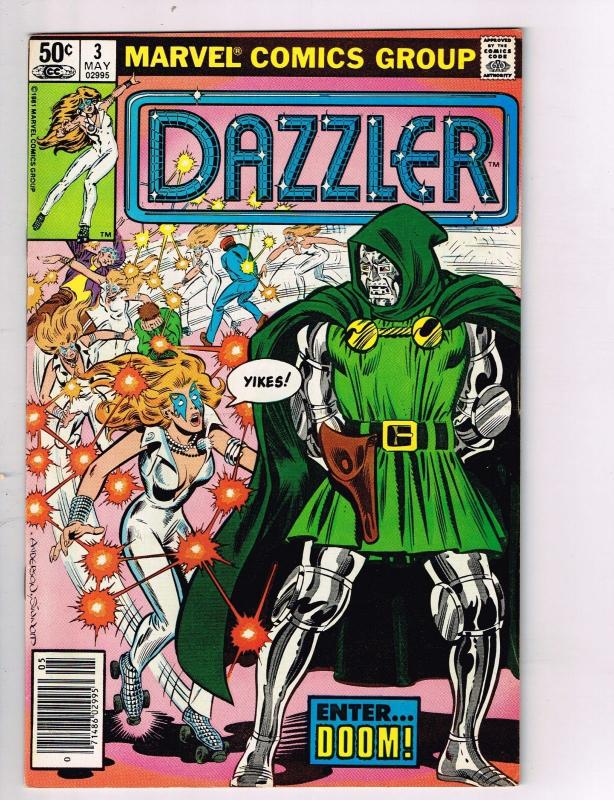 Dazzler #3 Marvel Comics Bronze Age Comic Book Dr Doom May 1981 DE42